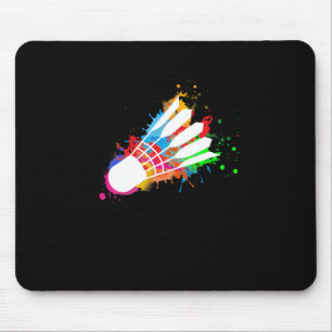 Colourful Shuttle Badminton Mouse Mat