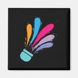 Colourful Shuttle Badminton Sport Magnet