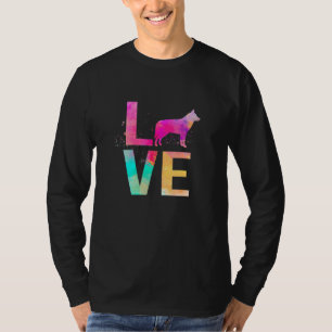 Colourful Siberian Husky Dog Mum Siberian Husky T-Shirt