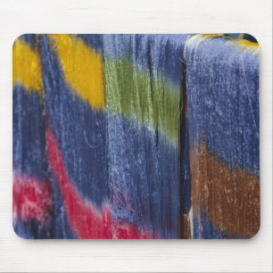 Colourful silk threads, Mandalay, Myanmar Mouse Mat