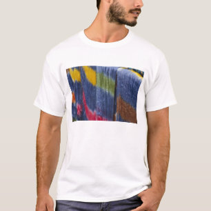 Colourful silk threads, Mandalay, Myanmar T-Shirt