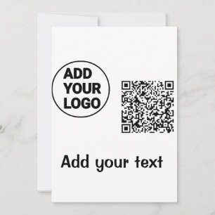 Colourful simple add your logo name text image invitation