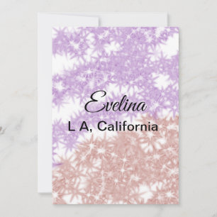 Colourful simple add your name city image invitation