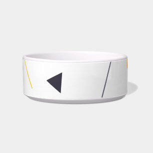 Colourful, simple, trendy, urban geometric design bowl