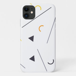 Colourful, simple, trendy, urban geometric design iPhone 11 case