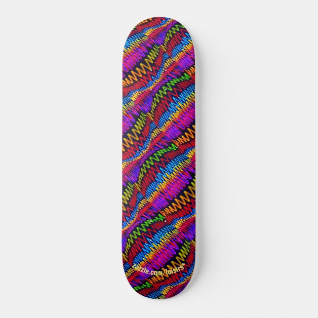 Colourful Skateboard (Front)