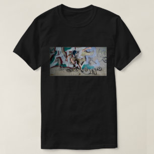 Colourful Skateboard Graffiti Art T-shirt