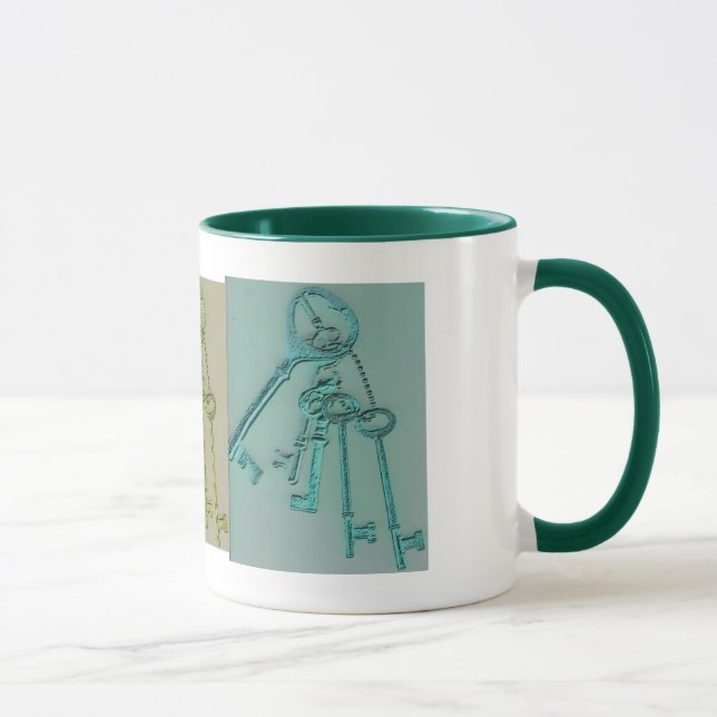 Colourful Skeleton Keys Mug (Right)