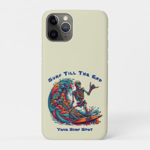 Colourful Skeleton Surfer iPhone 11 Pro Case