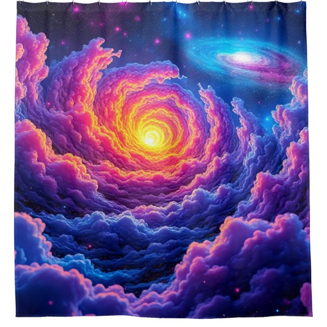 Colourful Skies Shower Curtain (Front)