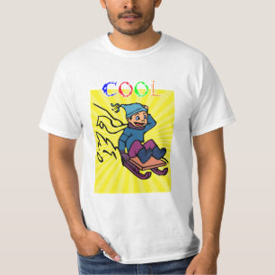 Colourful skiing gift vintage skiing skiing lo T-Shirt