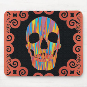 Colourful Skull Mouse Mat