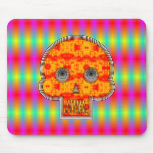 Colourful Skull Mouse Mat