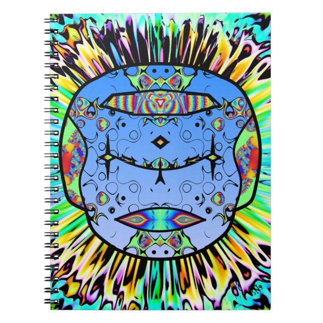 Colourful skull notebook (Front)