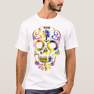 Colourful skull T-shirt
