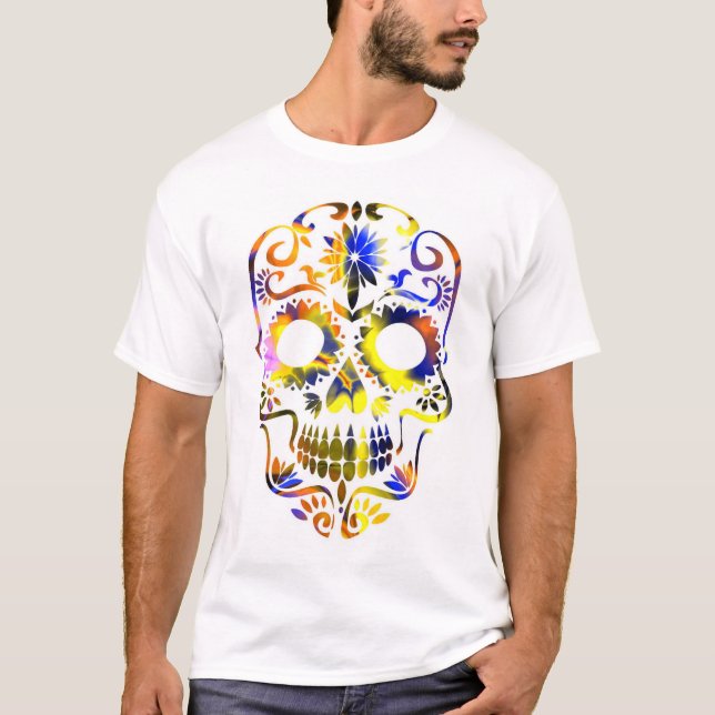 Colourful skull T-shirt (Front)