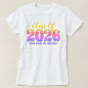 Colourful Skulls Class Of 2026 T-Shirt