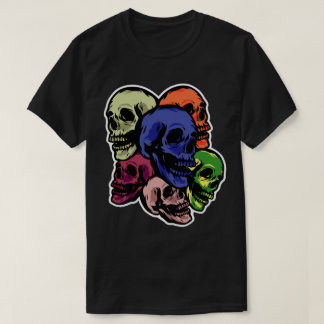 Colourful Skulls T-Shirt