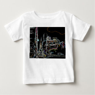 Colourful skyline in Manhattan Baby T-Shirt