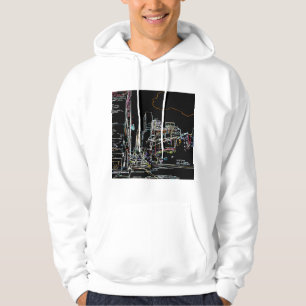 Colourful skyline in Manhattan Hoodie