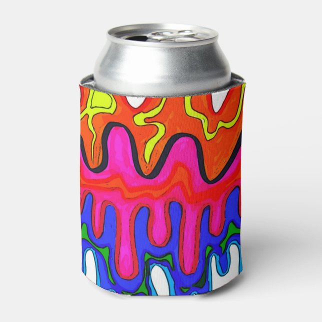 Colourful Slime Can Cooler (Can Front)