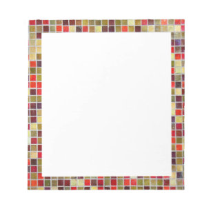 Colourful Small Tiling Background Notepad