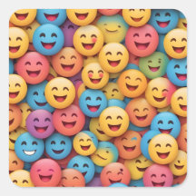 Colourful Smile Emoji