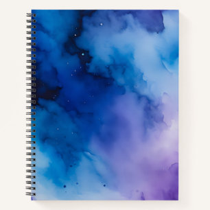 Colourful Smoke Art Spiral Notebook