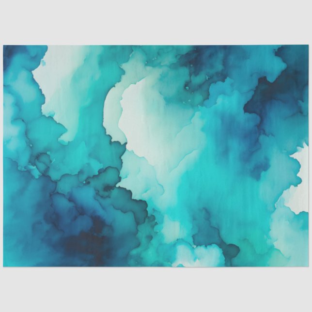Colourful Smoke Art Tissue Paper (Front)