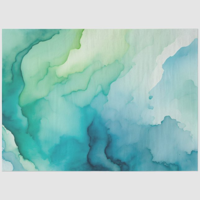 Colourful Smoke Art Tissue Paper (Front)