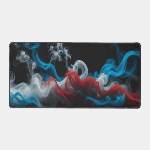 colourful smoke desk mat