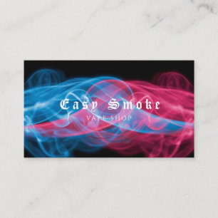 Colourful Smoke Vape Shop Business Card
