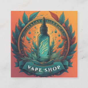 Colourful Smoke Vape Shop Business Card