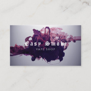 Colourful Smoke Vape Shop Business Card