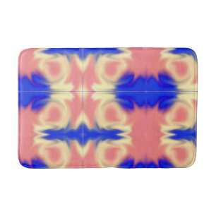 Colourful Smudge Bath Mat