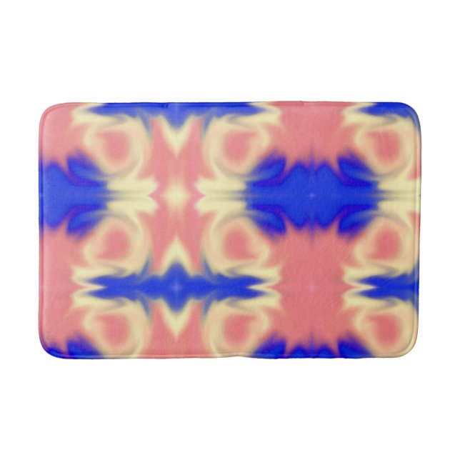 Colourful Smudge Bath Mat (Front)