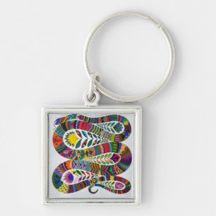 Colourful Snake Keychain