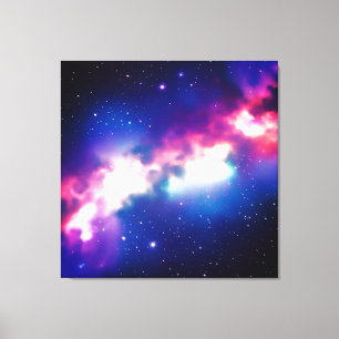 Colourful Snake Nebula Galaxy Stretched Canvas