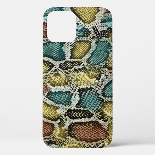Colourful snake skin: seamless design. Case-Mate iPhone case (Back)