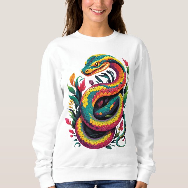 Colourful Snake Sweatshirt (Front)