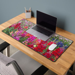 Colourful Snapdragon Garden Floral Desk Mat