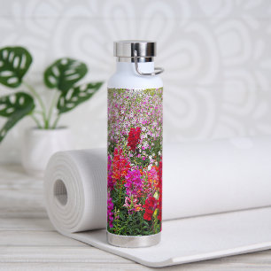 Colourful Snapdragon Garden Floral Water Bottle