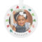 Colourful Snowflakes Kids 2 Photo Name Christmas