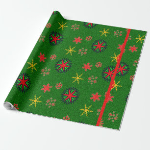 Colourful Snowflakes - Wrapping Paper