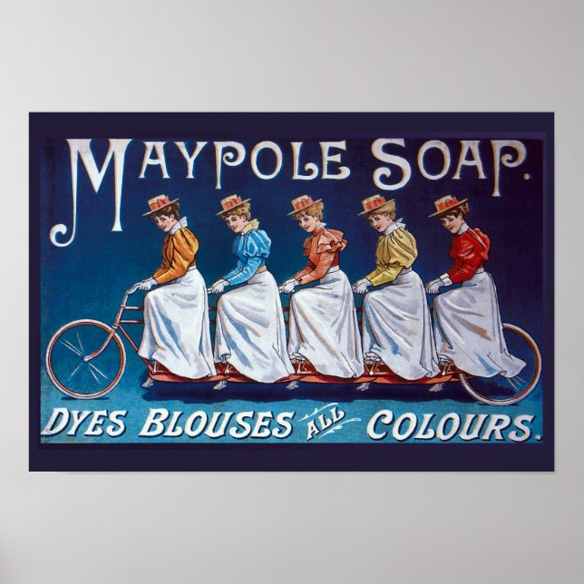 Colourful Soap Advertisement Poster (Front)
