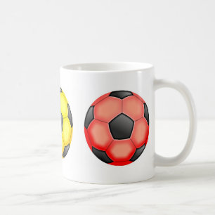 Colourful Soccer Balls Coffee Mug
