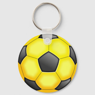 Colourful Soccer Balls Key Ring