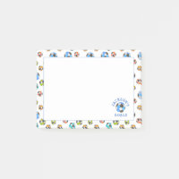 Colourful Soccer Balls Kids Goals Notes