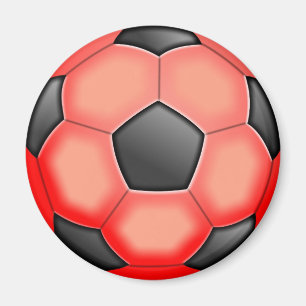 Colourful Soccer Balls Magnet