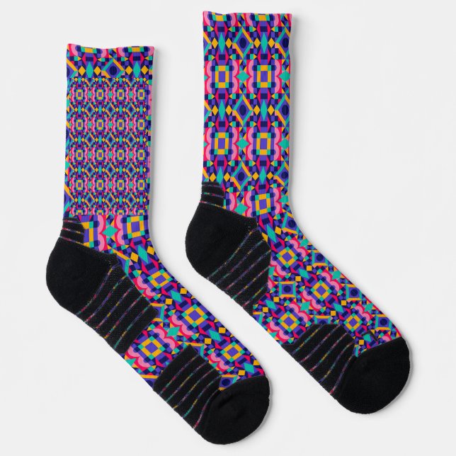 Colourful socks featuring a vibrant (Right)